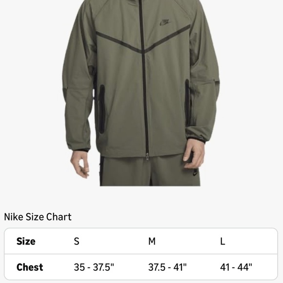NEW Nike Tech Woven Windbreaker Jacket Men's Medium - Picture 6 of 12